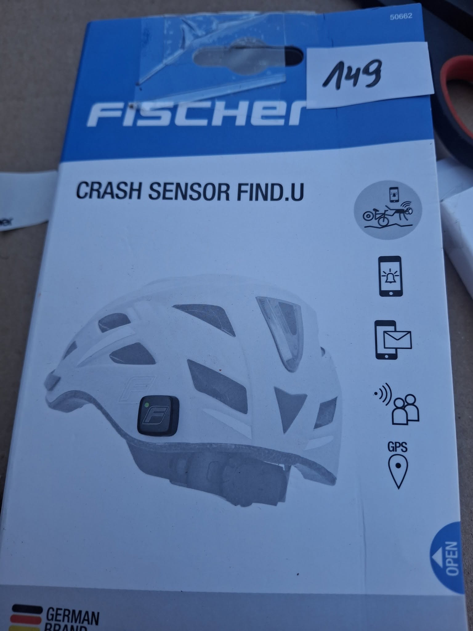 czujnik na kask Fischer FIND.U Crash Sensor – inteligentny czujnik upadku - obrazek 1