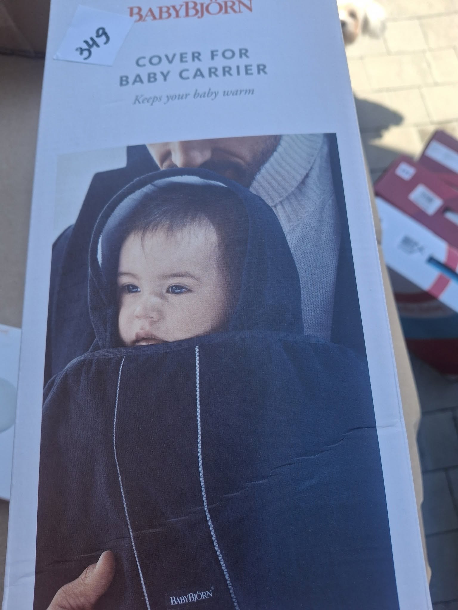 śpiwór Przykrycie (okrycie) do nosidełka marki BabyBjörn w kolorze czarnym. - obrazek 1